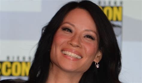 lucy liu sexy|Lucy Liu Stuns In Yoga Tree Pose In Pink Mini Dress.